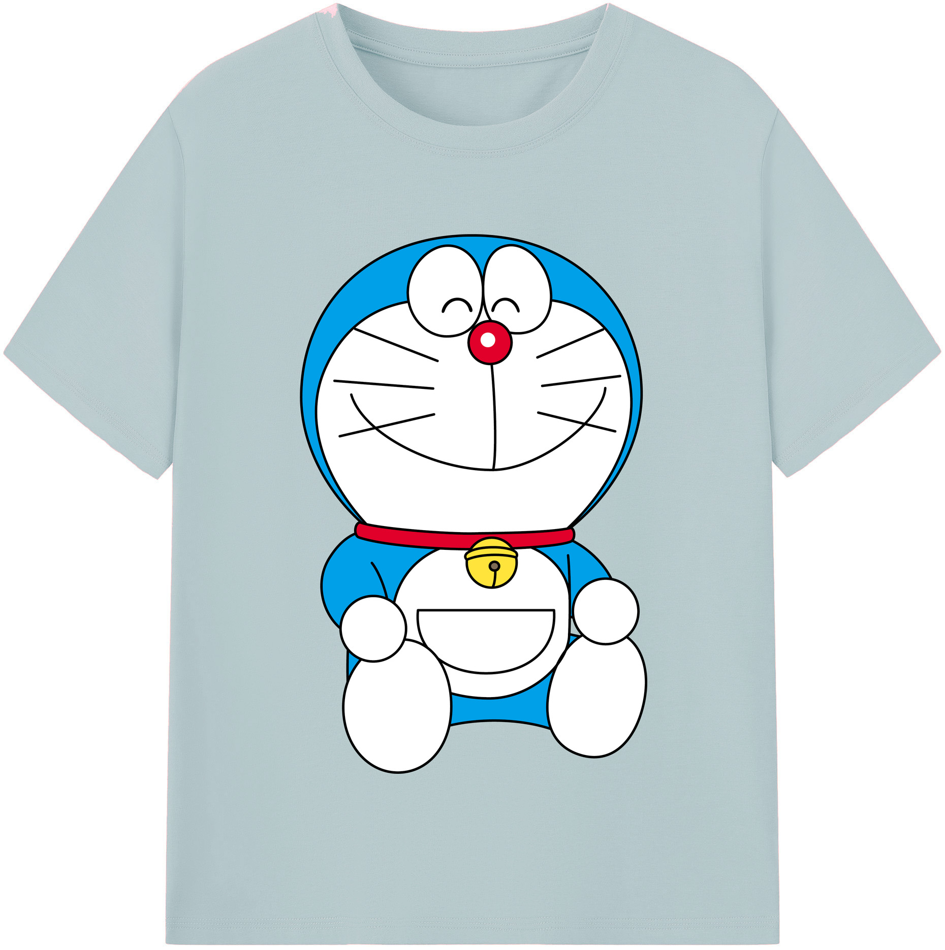 （画像用） ドラえもん Doraemon 綿100％半袖Tシャツ（フロントプリント）